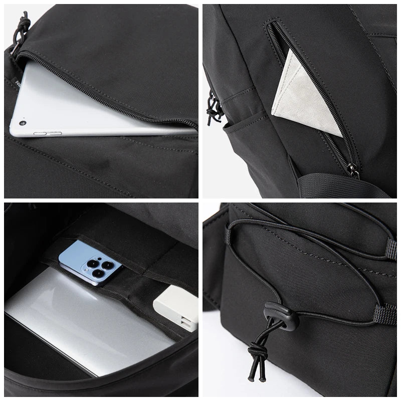 MOYYI Lightweight Casual Men's School Backpacks 14 Inch Laptop Bag Sports Travel Backpack Teenager College Students Schoolbags