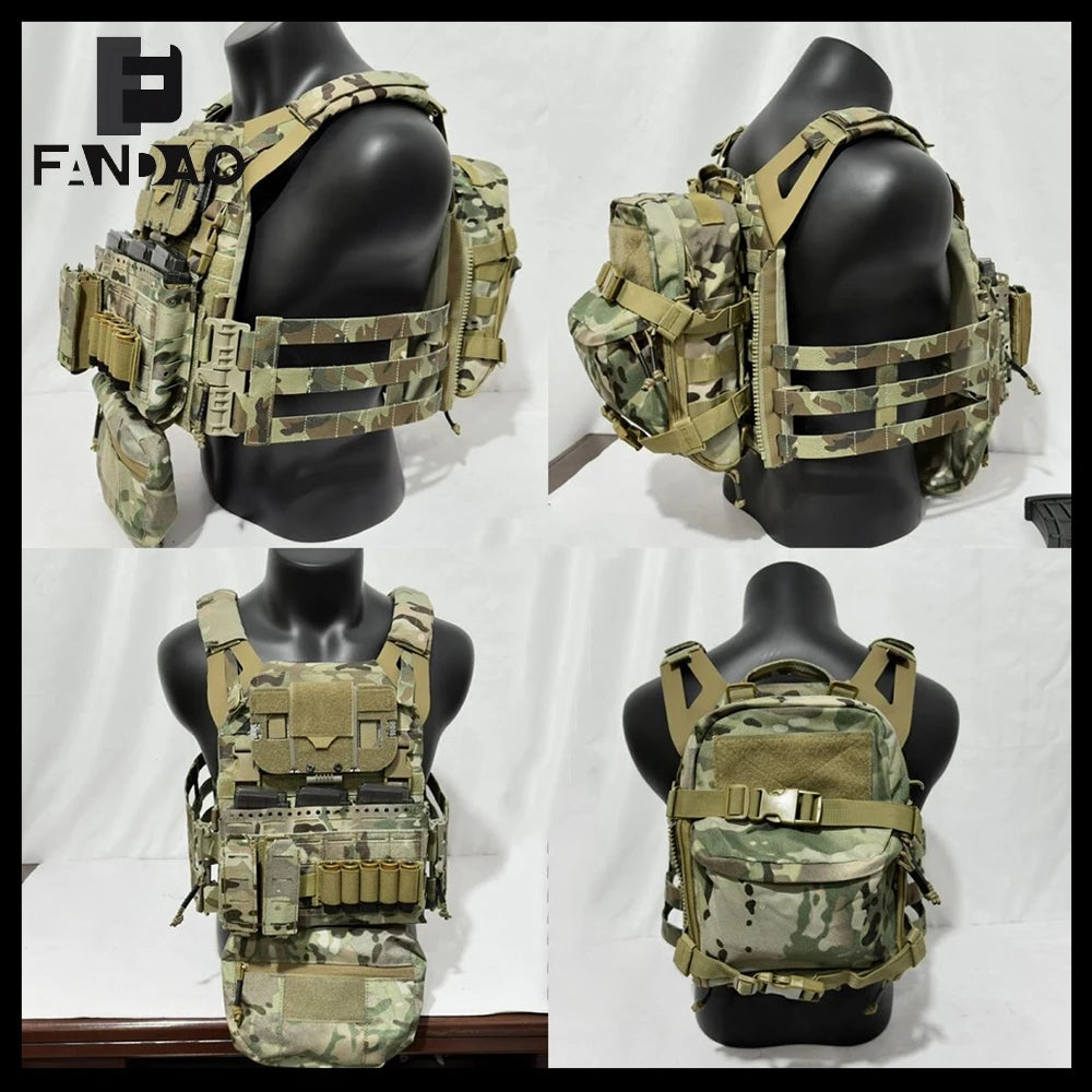 500D JPC 2.0 Tactical Vest Set Lightweight Quick Release Full Set of Equipment Airsoft CS Combat Vest Outdoor CS Hunting Gear
