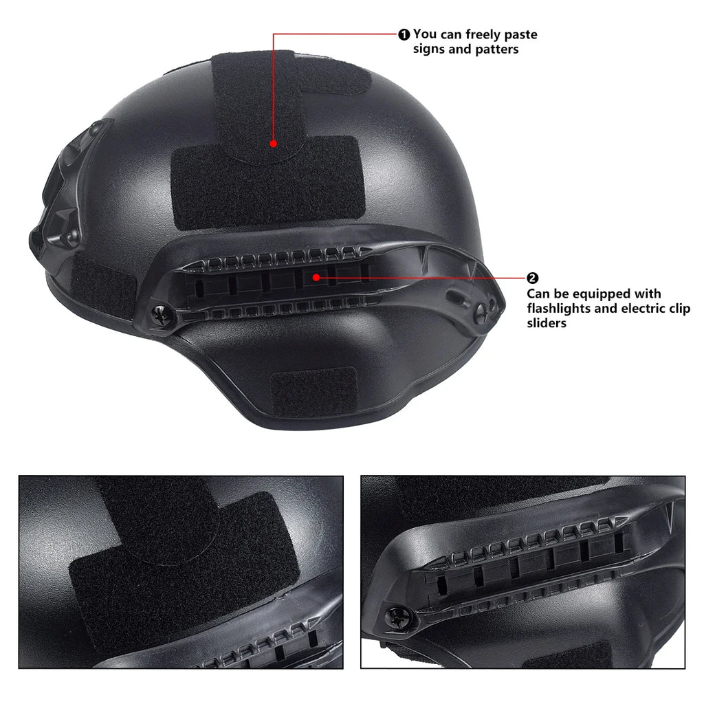 Tactical MICH2000 Softair MH Tactical Helmet FAST Helmet Protective Gear For Paintball CS SWAT Cycling Outdoor Sports Equipment