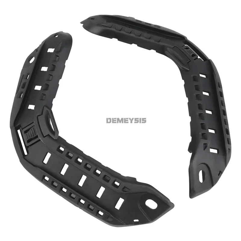 1 Pair Tactical Helmet Side Guide Rails Paintball CS Fast Helmet ARC Guide Rail Adapter Accessories for FAST SF HIGH CUT Helmets