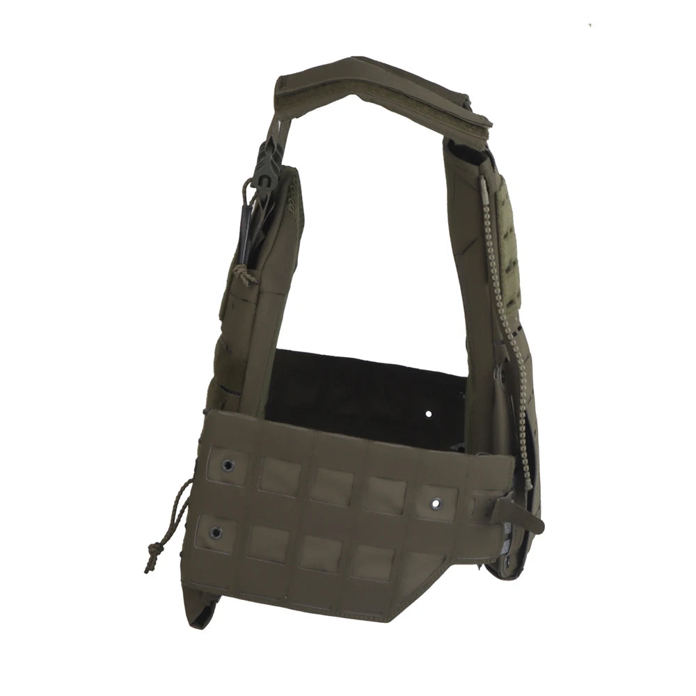 Tactical LV120 Plate Carrier Vest Kit with Quick Release Molle System Lightweight Modular Chest Rig for Airsoft Hunting Training
