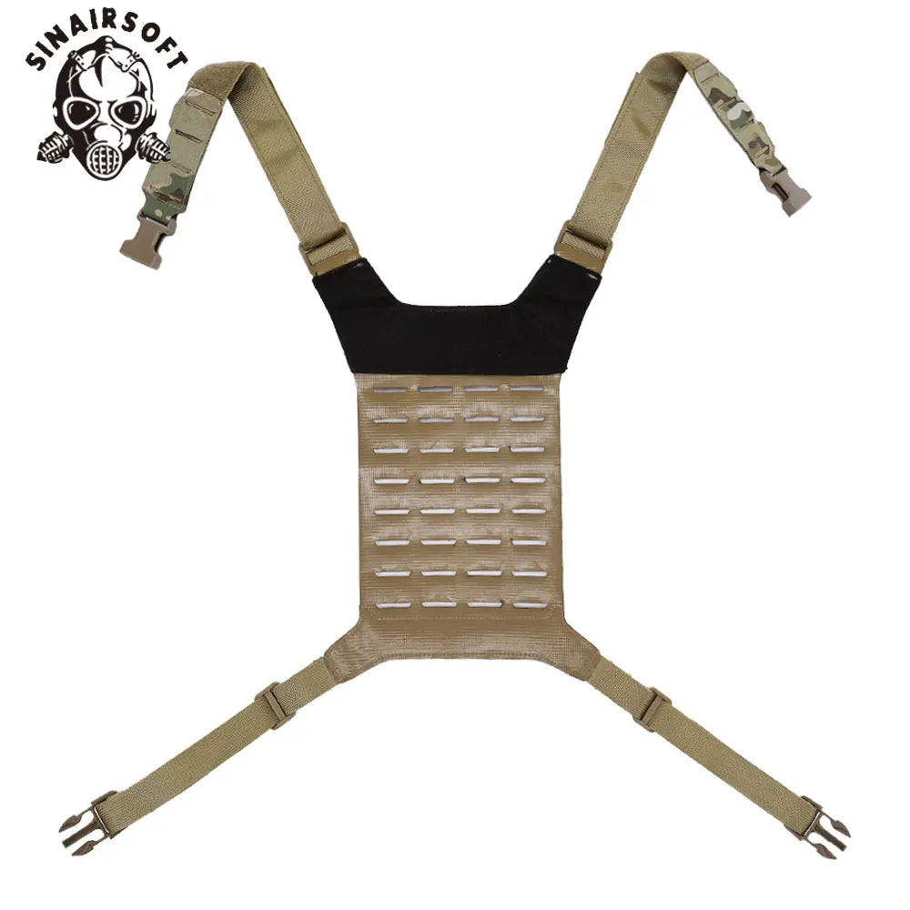 Tactical D3 SS MK Chest Rig Hunting Airsoft Molle Vest Chest Rig Strap Universal Vest Back Panel Equipment Accessories