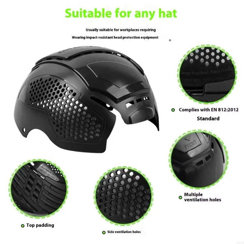 Breathable Bumper Hat Insert Bump Caps Insert Head Protections Baseball Hard Hat Inserts For Outdoor Sports