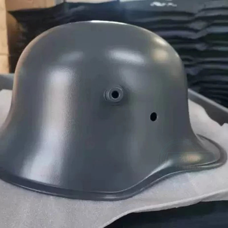 WW1 German M18 Steel Helmet Motor Bike Safety Combat World War 1 Repro Elite M1916 Stahlhelm For Collection