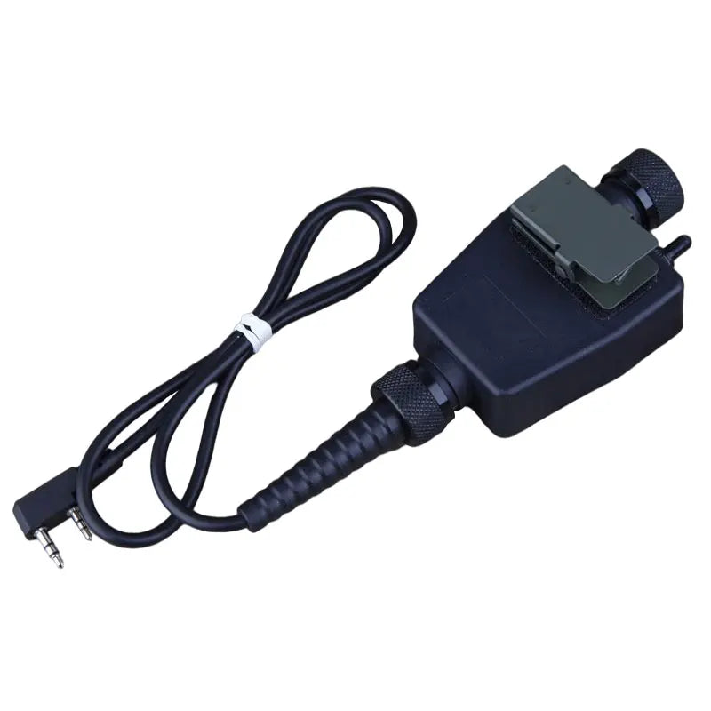 Emersongear For TEA PTT Intercom Switch Wire For Kenwood Version Radio Charge Plug Interface Walkie Talkie Hunting Hiking