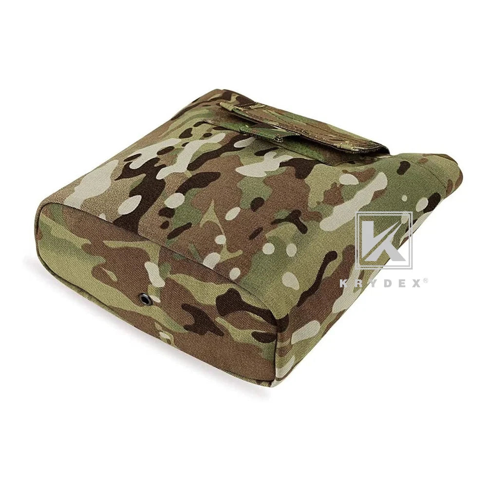 KRYDEX Tactical Dump Pouch Foldable Recycling Bag MOLLE Roll-up Drop Pouch Hunting Waist Utility Tool Bag