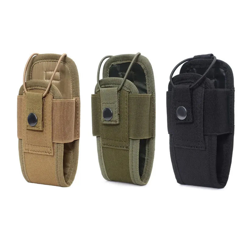 1-3pcs 1000D Molle Talkie Pouch Tactical Radio Walkie Bag Holder Pocket Portable Interphone Holster Carry Bag Hunting Camping