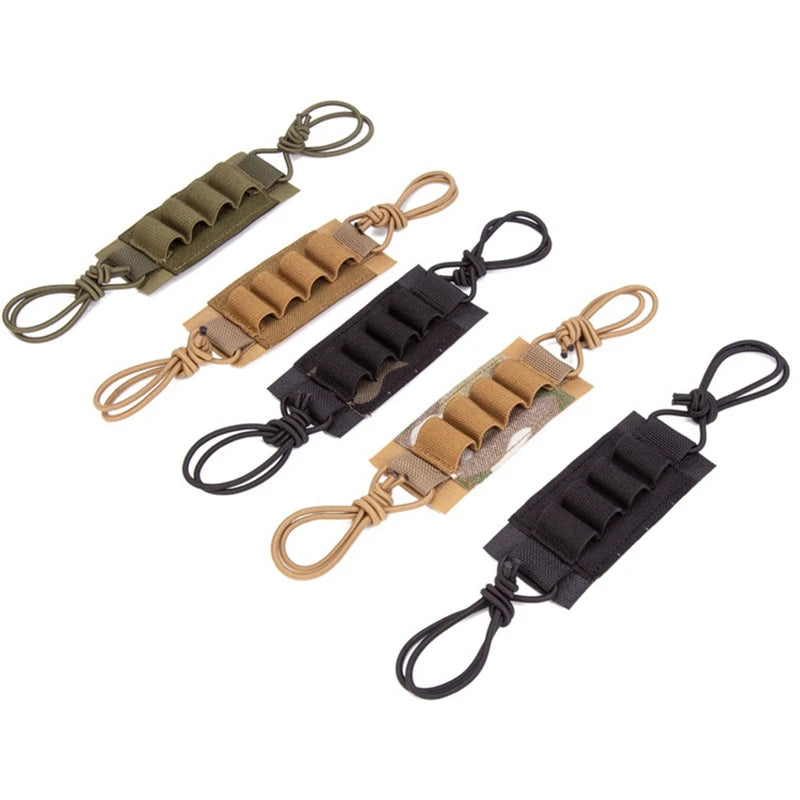 Tactical Helmet Battery Storage Bag, Elastic Lanyard, Wire Fixing Velcr0, CS Game Toys, Outdoor Sports Accessories, QG647