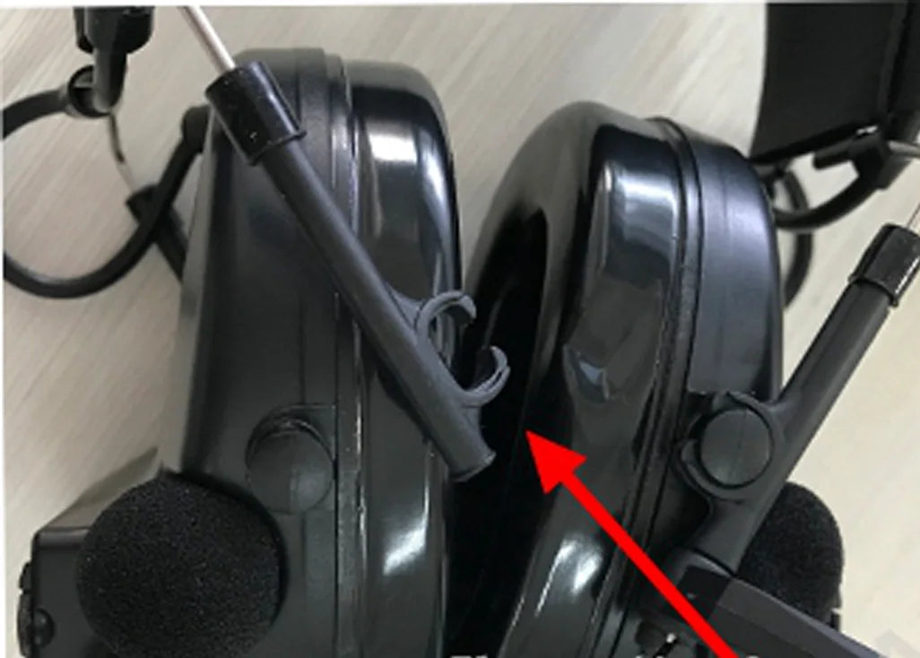 VULPO Airsoft Comtac II Earphone Stand Support Comtac Headset Bracket Replacement Part Tactical Helmet Rail Adapter Accessories