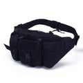 Tactical Outdoor Nylon Waist Bag, Simple Multifunctional Slanted Chest Bag, Large-Capacity Outdoor Sports Waist Bag for Camping, Fishing, Hiking, Hunting