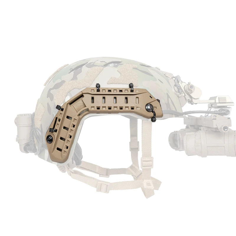 Hunting FAST SF SUPER High Cut Helmet ARC Rail Compatible with FAST Helmet, Multi Functional ARC Rail, Airsoft  Training