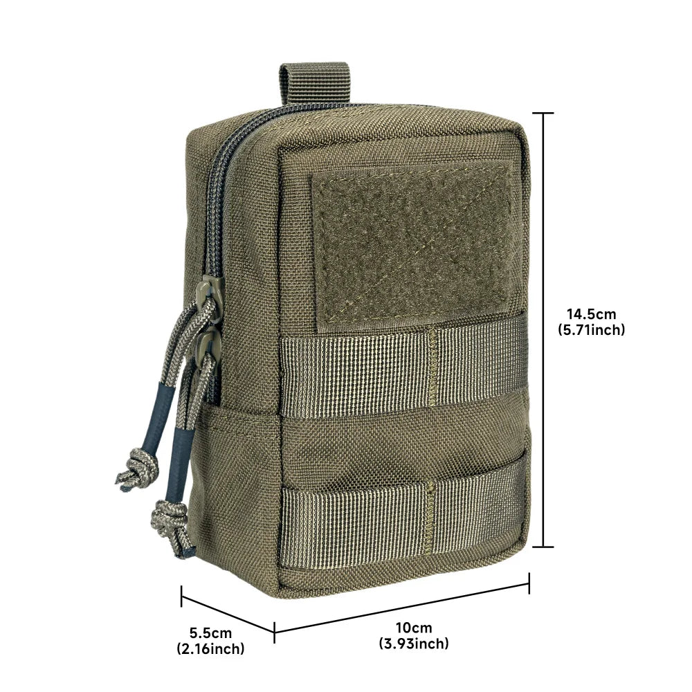 EXCELLENT ELITE SPANKER Tactical Equipment Outdoor Micro Utility Molle Multi-function Pocket Waist Pouch Gadget Storage Accessor