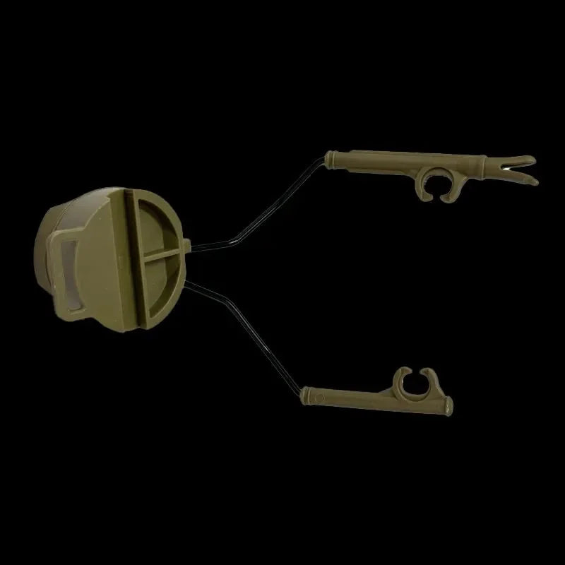 Tactical Adapter Set for Fast Ops Core ARC Rail Helmet - Headset Bracket Fit  for Comtac II Noise Cancelling Headset