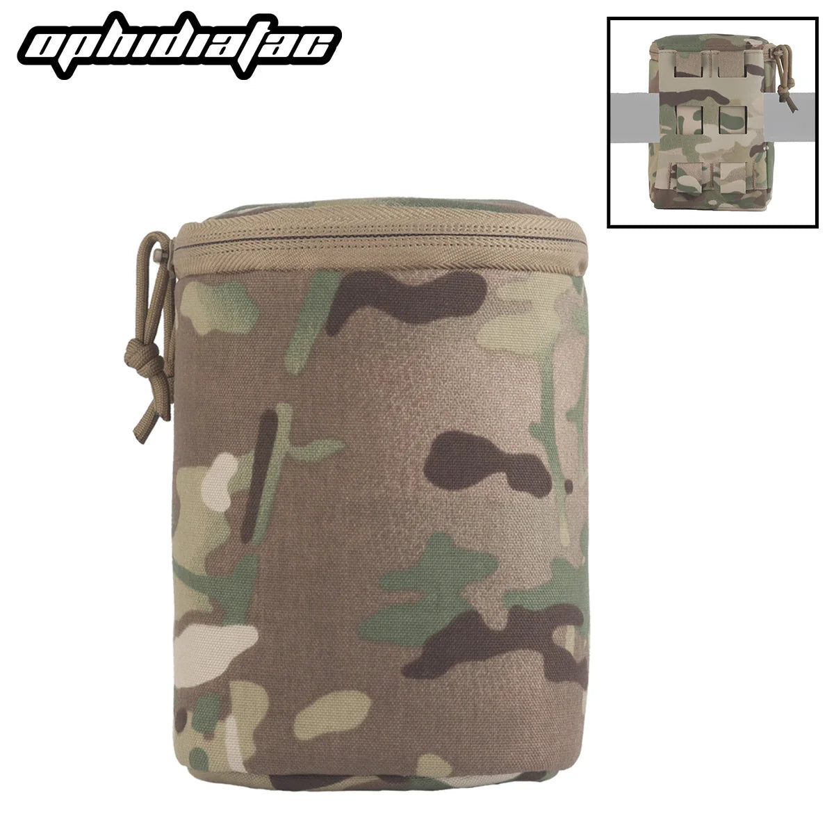 OPHIDIAN  Multifunctional Night Vision Goggle Storage Pouch - Mounted Hunting Bag with Belt Attachment Pack MOLLE System