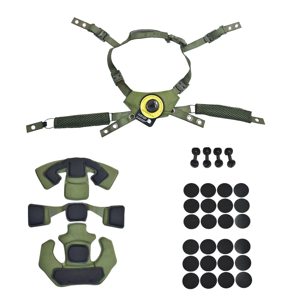 BOOIU Wendy Tactical Airsoft Helmet Chin Strap Dial Suspension System for Hunting Explorer Advanced Fast Adjustable Helmets