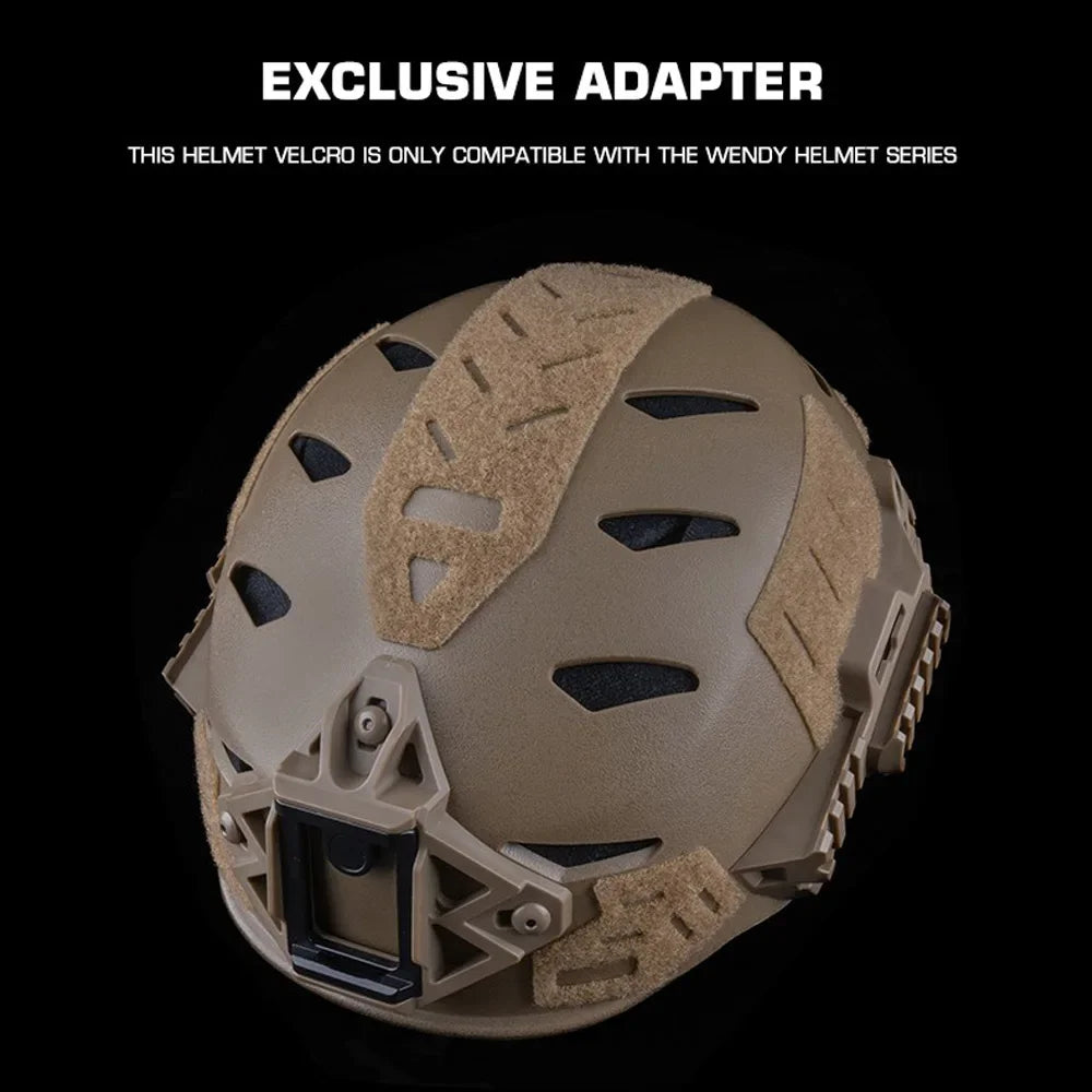 Skeleton Style Tactical  Helmet Magic Sticker 3.0 Helmet Pads Patches Hook Loop Fastener Sticky  Helmet Accessories