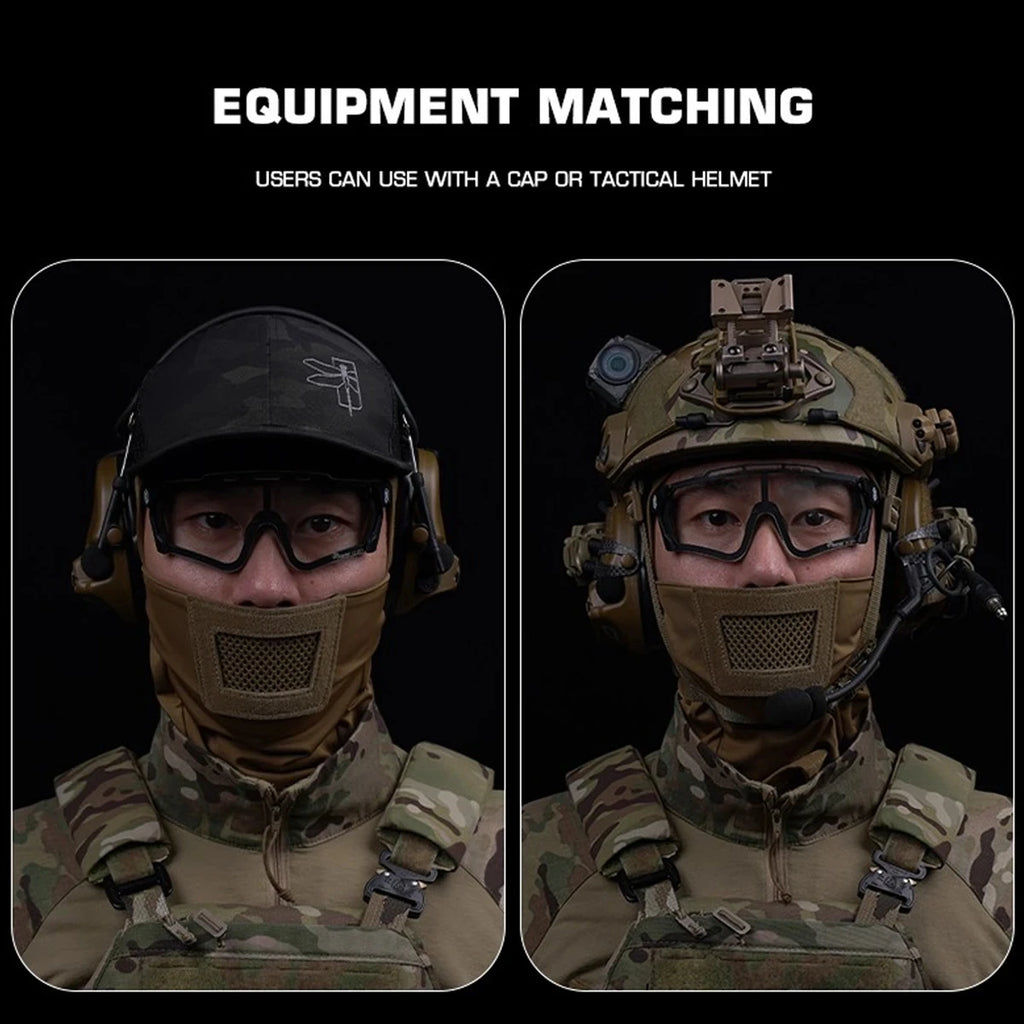 Fast Tactical Helmet Special Forces Equipment Set with Headset NVG Model Mask Goggles Signal Light for Call of Duty CS Cosplay