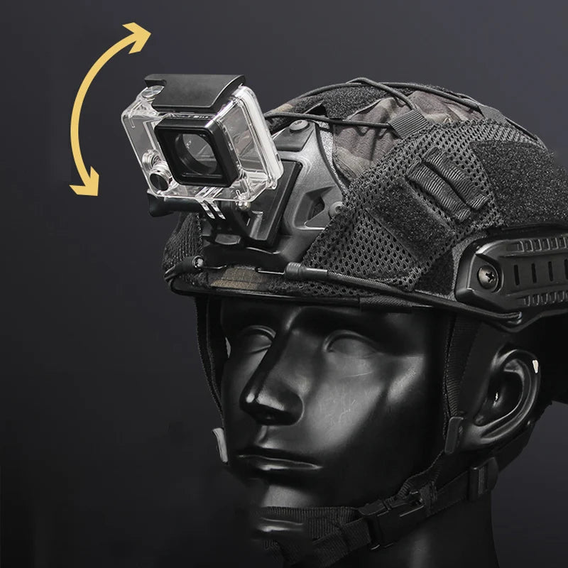 GoPro Hero Action Camera Helmet Fixed Mount Base Adapter  for FAST/MICH/NVG Camera Holder Install Helmet Accessories