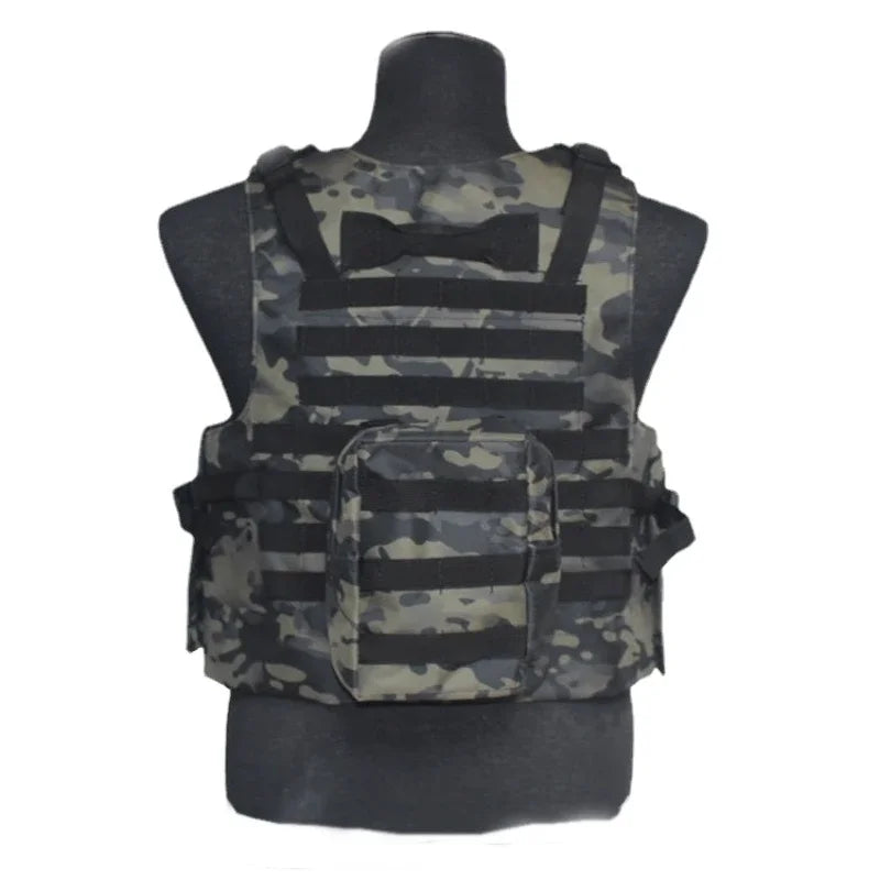 Tactical Vest Fluorescence Molle Vests Equipment Outdoor Clothing CS Sports Hunting Camouflage Vest Tactics Waistcoat