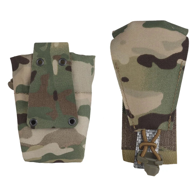 Ferro Style Multifunctional MOLLE Elastic Waist Pouch Silent Flip Top Banger Pocket Magazine Holder Hunting/Airsoft Gear