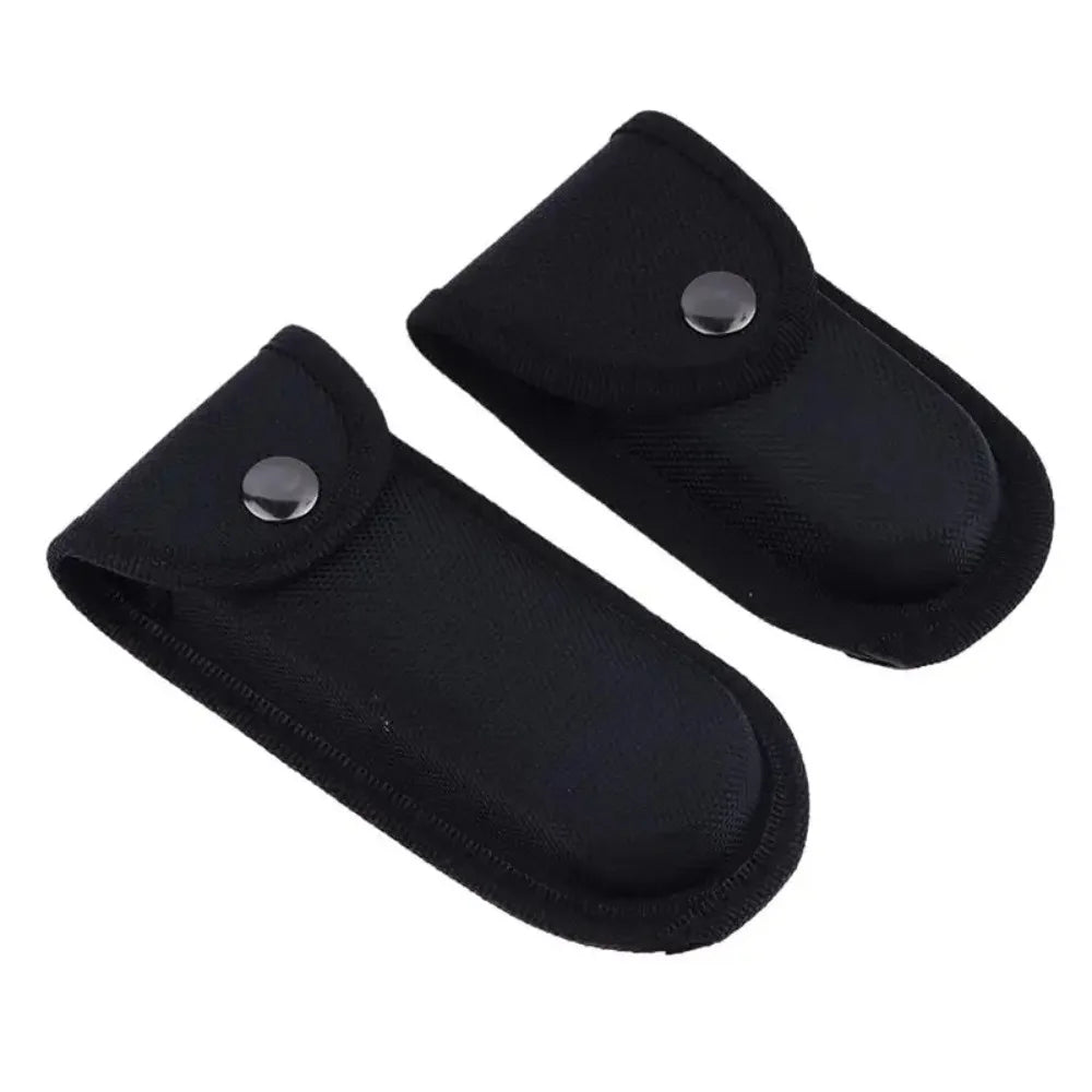 1PC Black Storage Bag with Nylon Belt Loop Pockets – Portable Storage and Torch Holder Waist Bag