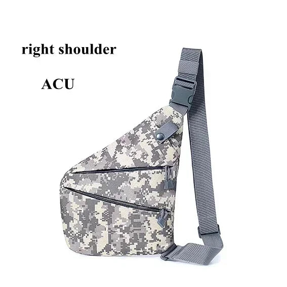 Concealed Carry Tactical Storage Gun Bag Multifunctional  Holster Pocket Men's Anti-theft Hunting Shoulder Chest Bag