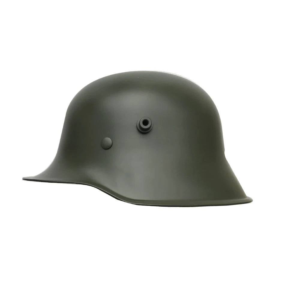 WW1 M18 Steel Helmet with Leather Liner German Replica M1916 Helmet Military Collection Helmet Motor Bike Helmet