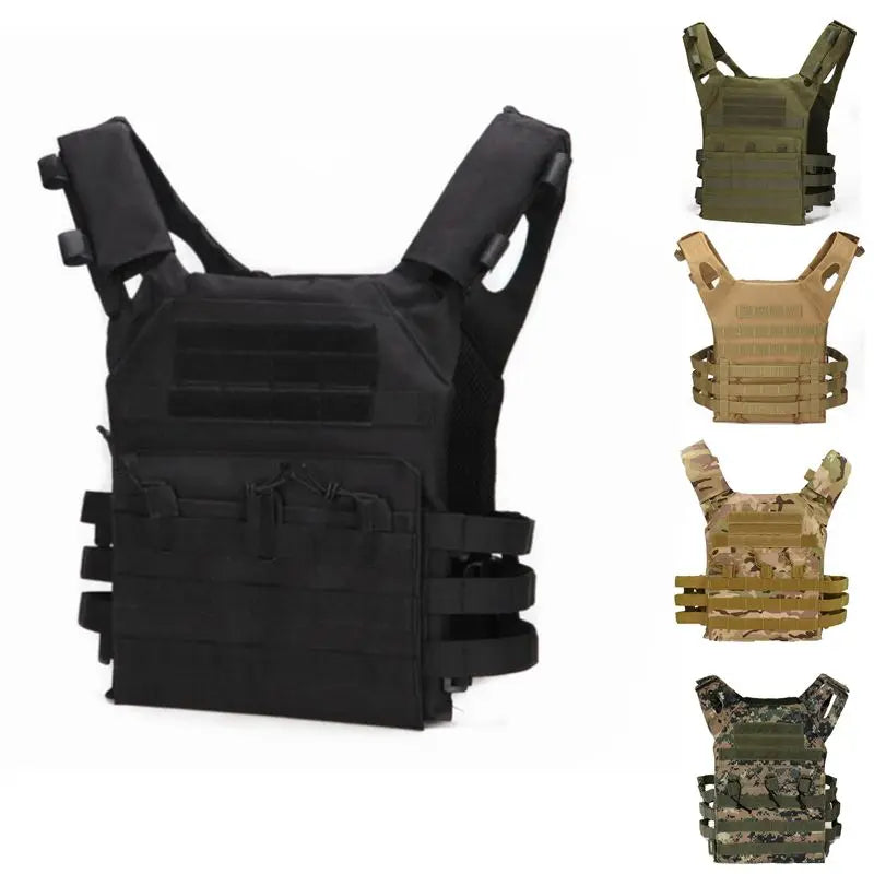 Hunting Tactical Body Armor Molle Plate Carrier Vest Outdoor CS Game Paintball Airsoft Vest Equipment