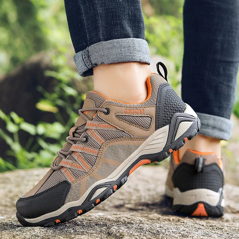 Men's Hiking Shoes Outdoor Wear-resistant Hiking Sports Shoes All-terrain Sports Shoes Men's Hiking And Hunting Tactical Shoes