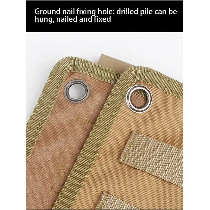 900D Oxford Cloth Camping Mat Field Training Waterproof Tent Tarp Portable Foldable Outdoor Supplies Tactical Accessories