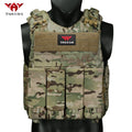 YAKEDA new vest hunting vest with one click quick disassembly laser cutting PALS system training vest