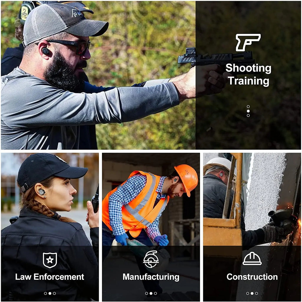 NEW EARMOR M20 Electronic Earplugs Shooting Range Hunting Hearing ear Protection Earbuds Active Noise Canceling Earbuds