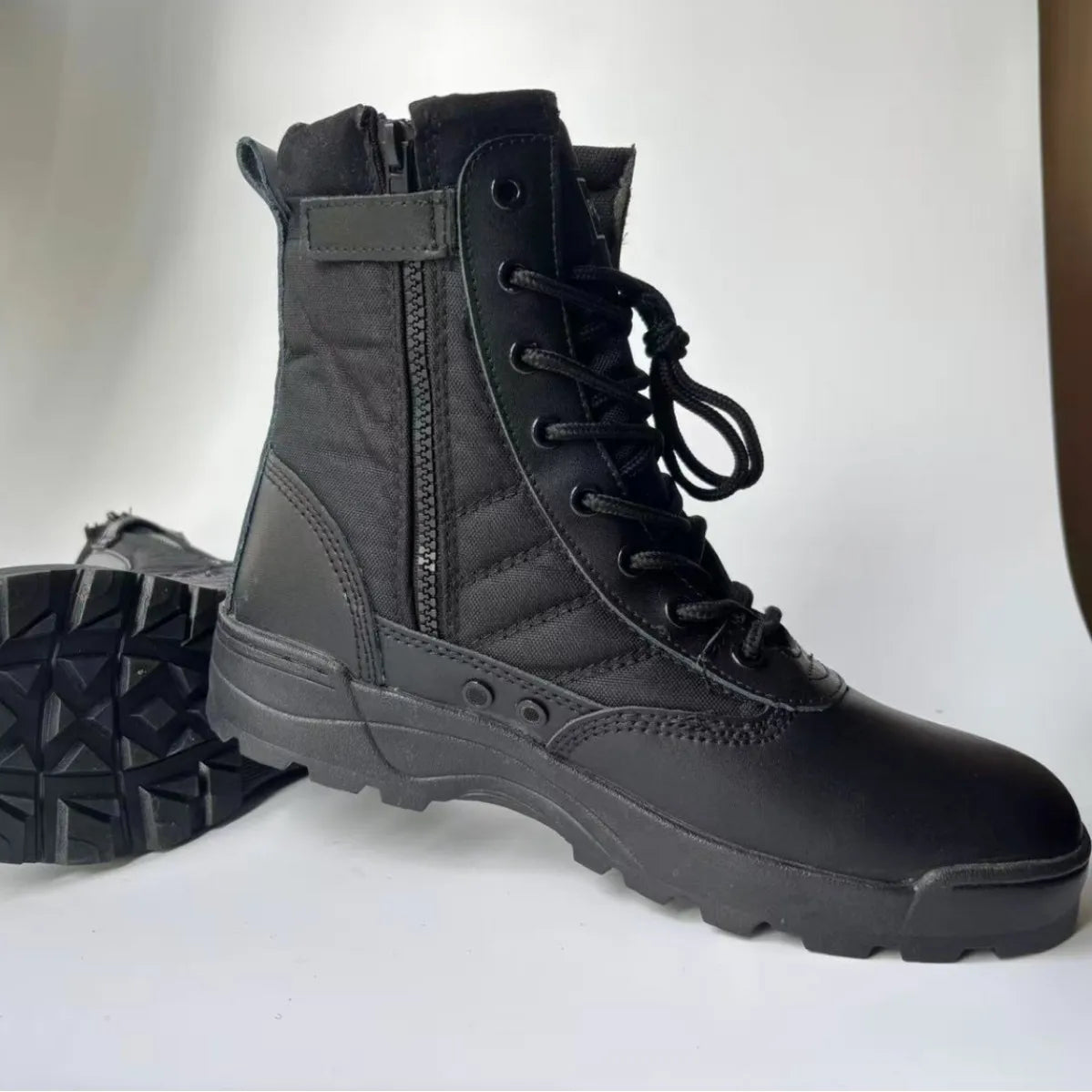 Men's High Top Tactical Combat Boots Breathable for Desert Jungle Terrain Military Training Hiking Outdoor Footwear