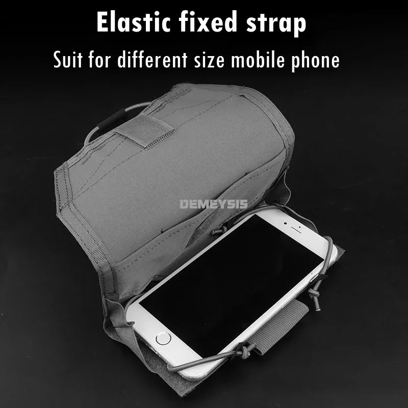 Tactical MOLLE Phone Case Universal Mobilephone Pouch Holder Outdoor Hiking Hunting Waist Bags