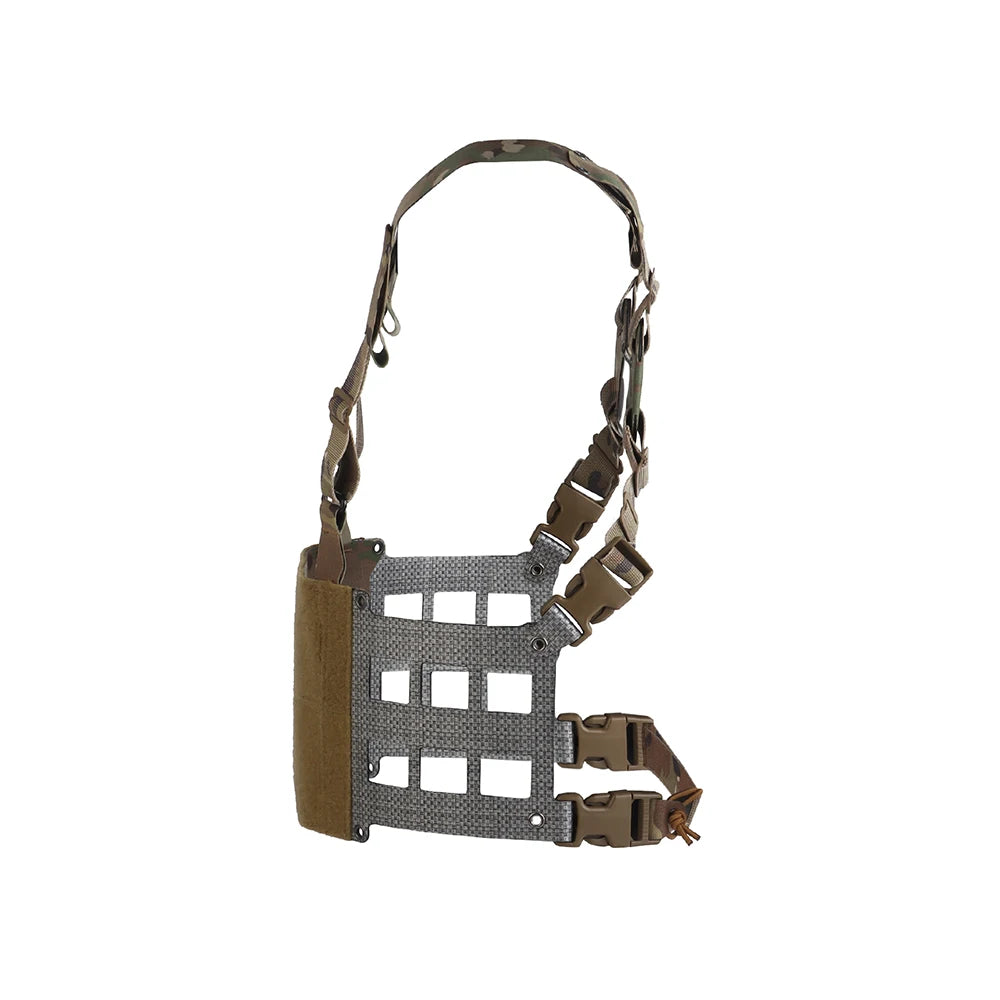Tactical Ferro Style Extended Chest Rig Wide V2 2nd Gen Lightweight Chesty Rig Outdoor Front Flaps Plate Carrier Hunting Gear