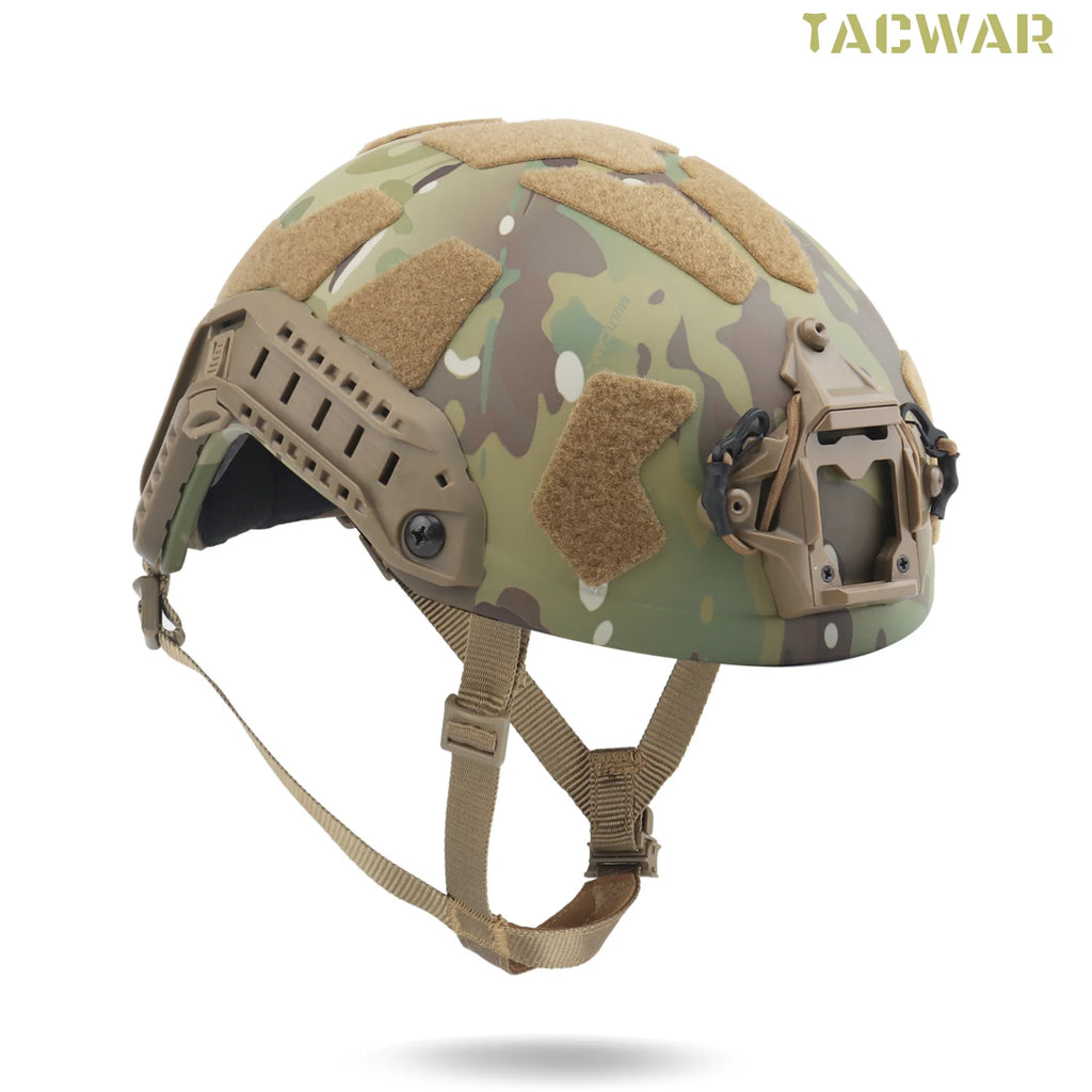 Fast SF Super High Cut Helmet Lightweight Full Protective Thicken Impact Resistance Safety Equipment for Airsoft Training