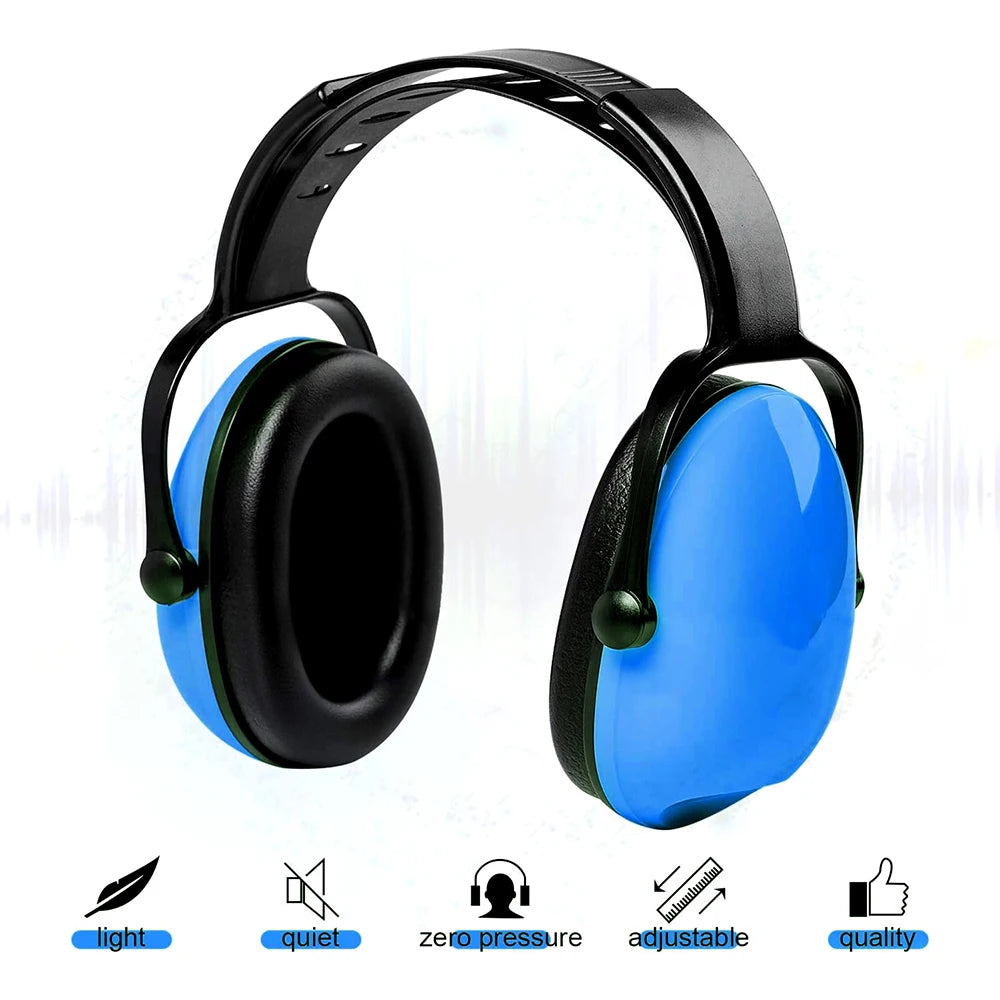 Kids Noise Cancelling Safety Ear Muffs, SNR 26dB Hearing Protection Noise Reduction Earmuffs for Autism, Sleeping, Studying