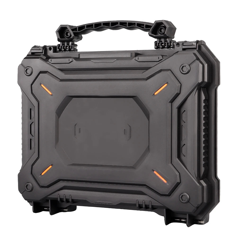 Tactical Pistol Case Hard Shell Box with Padded Foam Lining for Camera Protective Hunting Shooting Dustproof Storage Safety Box