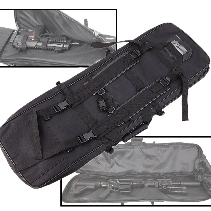 81 94 118 cm Hunting Equipment Tactical Gun Bag Multicam Camo Outdoor Molle Bag Shooting Airsoft Rifle Gun Carry Shoulder Bag