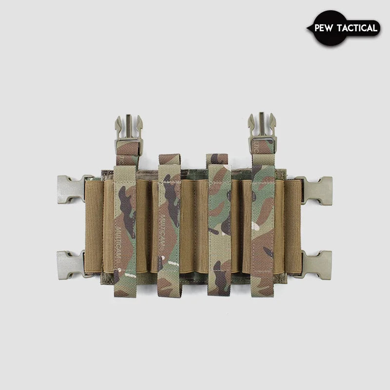 PEW TACTICAL QUAD SMG Mag Placard  Mag Pouch LV119 MK3 MK4 JPC2.0 Tactical Vest Chest Rig Airsoft Pouch MG