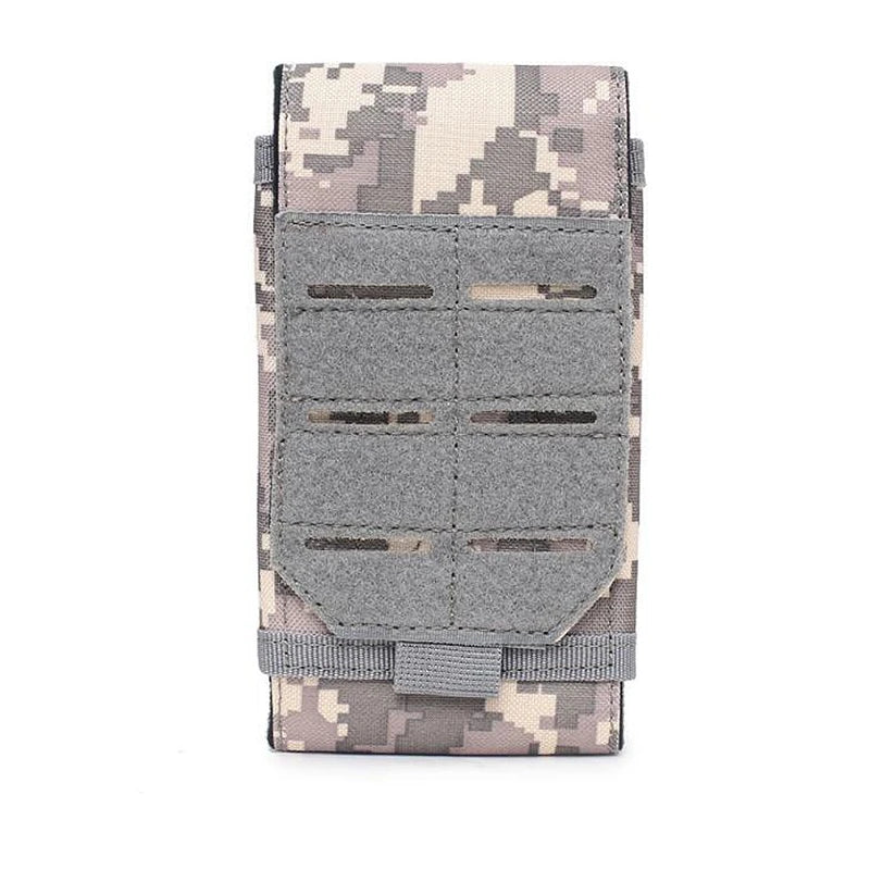 1000D Laser Cust Molle Phone Pouch Heavy Duty Waterproof Samll Tactical Cell Phone Holder Smartphone Cover for 4.7"-6.7" Phone