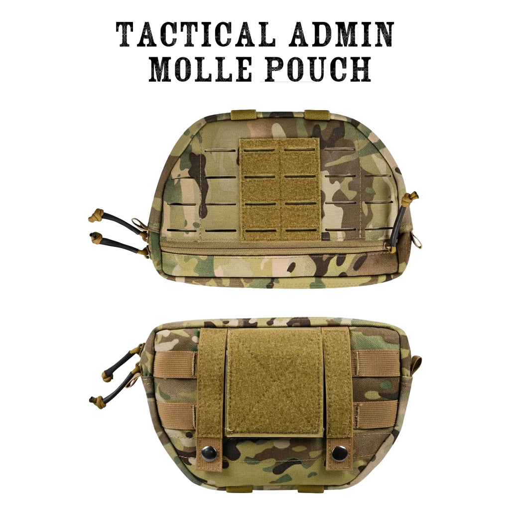 Tactical Molle Dump Pouch for Tactical EDC Bag Utility Tool Admin Pouch Tactical Vest Chest Waist Pack Utility Tool Admin Pouch