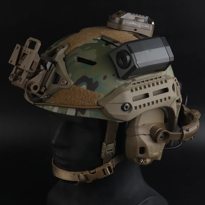 MK Tactical Helmet Training Version Breathable for Airsoft Hunting CS Shooting Motocross Riding Protective Camo TM Helmet Gear