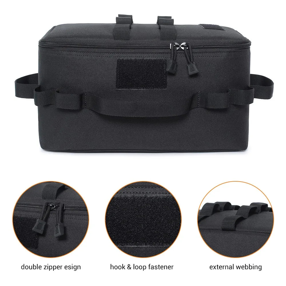 11L Tactical Duffle Bag Molle Utility Tote Bag Hunting Shooting Range Bag Outdoor Soft Storage Case with 3 Adjustable Dividers