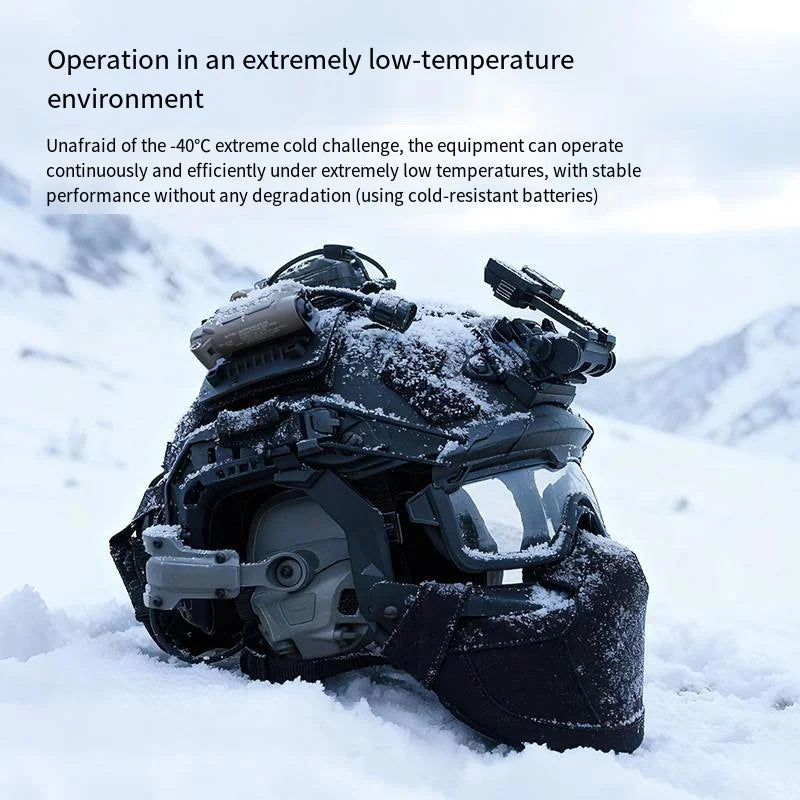 Professional-grade AMP PRO Microphone Pickup Noise Reduction Communication Tactical Headset Head-mounted Helmet-style IPSC Shoot