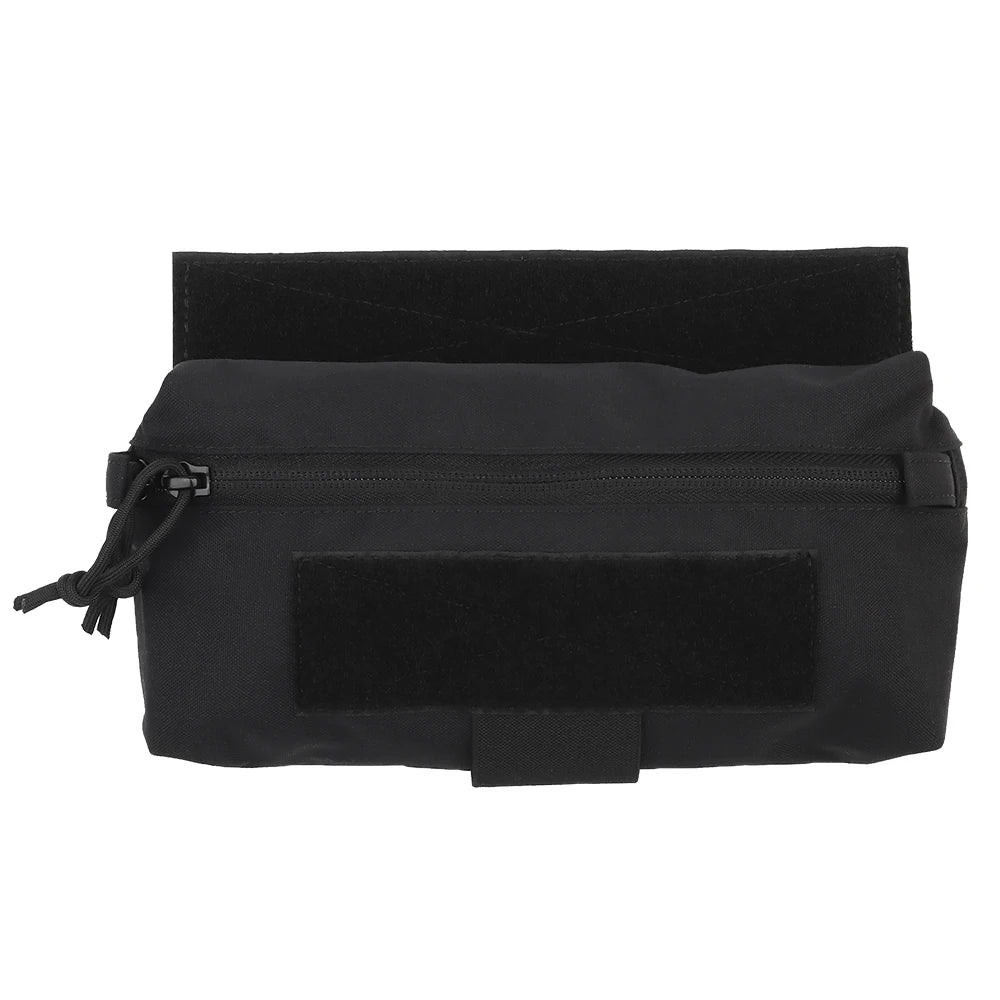OPHIDIANTAC Combat Vest Drape Bag Mini Belly Dump Drop Bag Waist Bag for JPC CPC LBT D3CR MK3 MK4 Plate Rack Storage