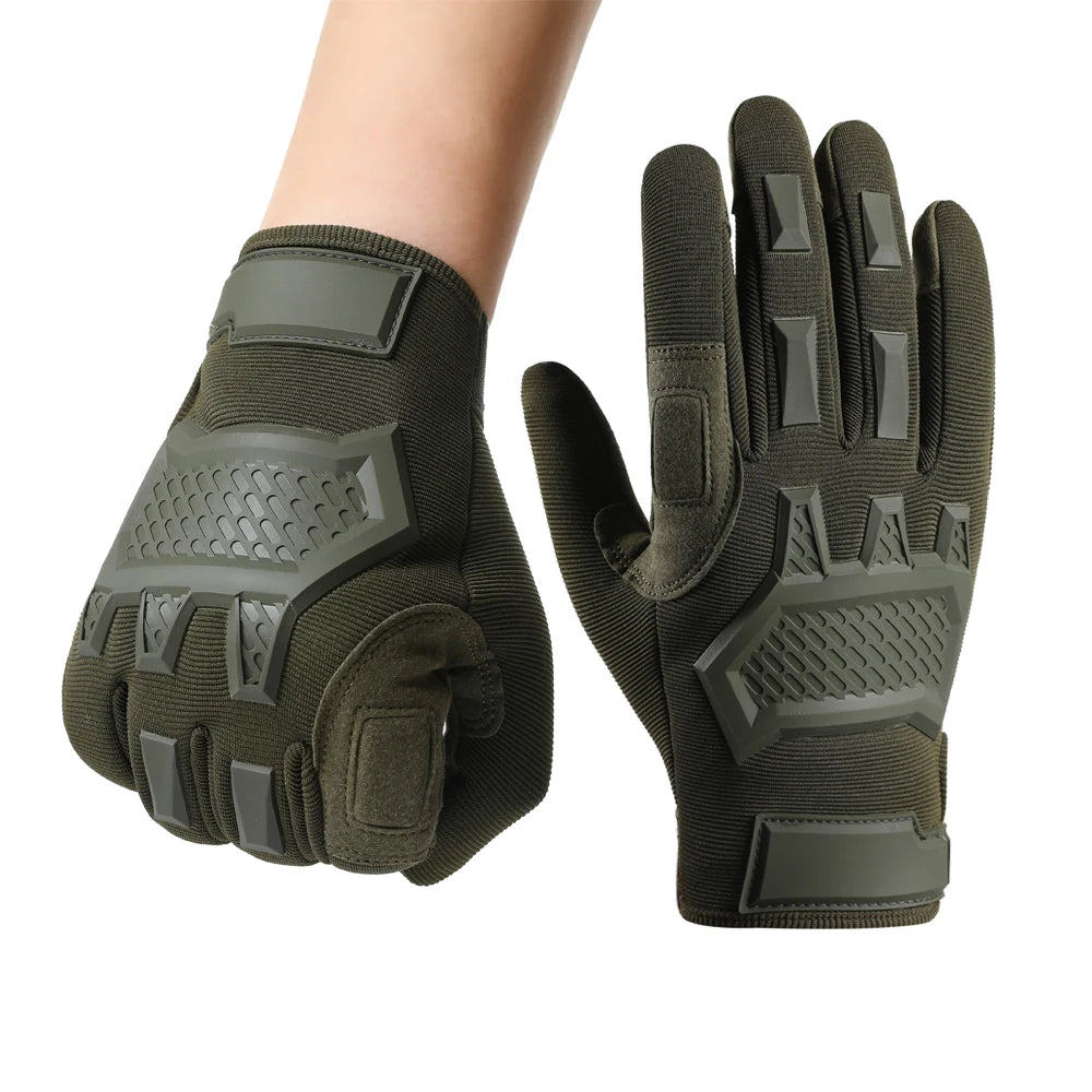 Unisex Full Finger Outdoor Climbing Gloves Bicycle Motorcycle Touchscreen Gloves Men Outdoor Sports Cycling Hunting Gloves
