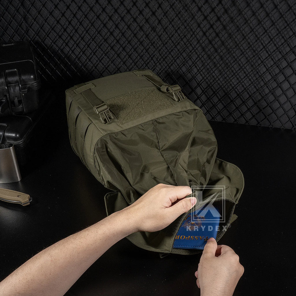 KRYDEX Tactical Jungle Butt Pouch MOLLE Waist Pack Suspender Bag for Hunting Hiking Bushcraft Camping Outdoor Range Gear
