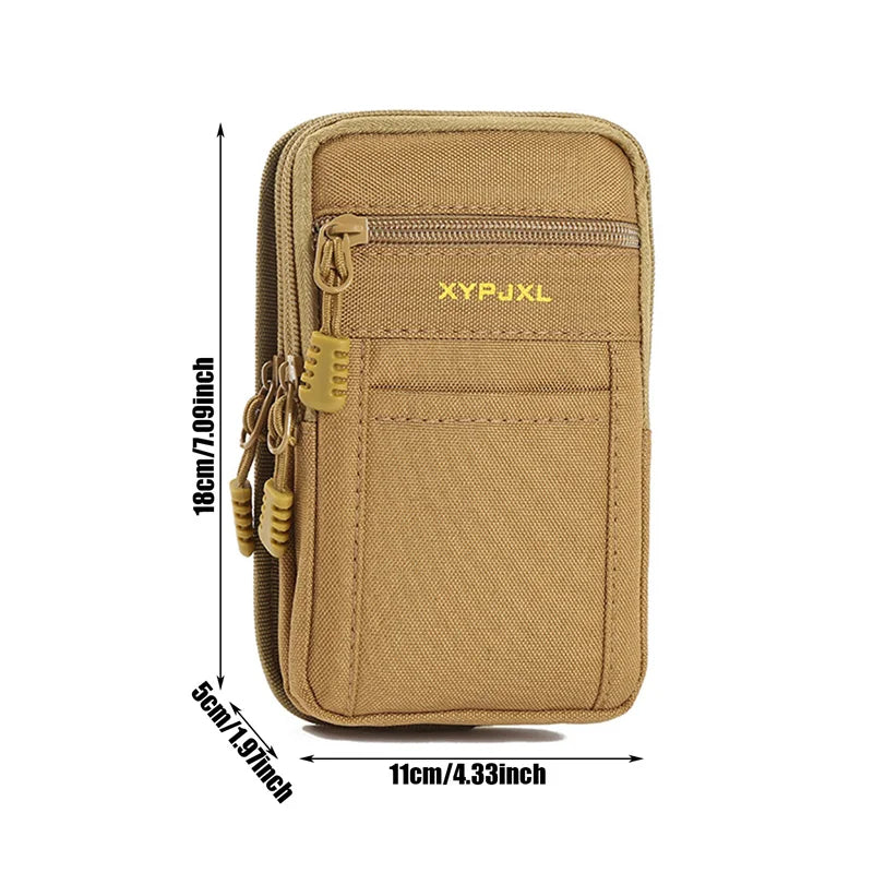 Molle Pouch Mobile Phone Waist Bag Portable Outdoor Wearing Belt Waist Bags Waist Pack Utility Tool Pouch Hunting Bags