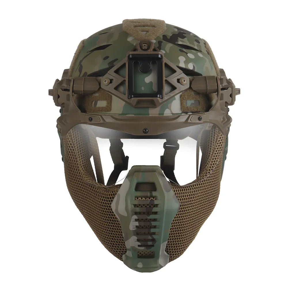 Tactical Wendy 3.0 Full Protection Helmet Modular Goggles Mask Design Outdoor Hunting Shooting Combat Training Airsoft Helmet